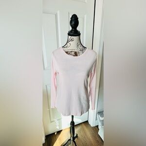 Croft & Barrow Soft Pink Long Sleeve Tee